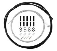 Tressify Kit cavo del cambio, 2 m 4 mm, alloggiamento del cambio, anteriore 155 m e posteriore 210,1 cm, 2,1 m, con tappi terminali, fibbie a S, O-ring