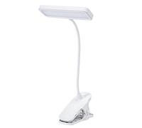 Tressify Lampada da scrivania a LED con morsetto, testa larga, dimmerazione a 3 livelli/continua, funzione di memoria, collo d'oca flessibile a 360°, design clip-on/stand/hang, 2 pezzi
