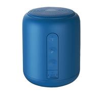 Tressify Mini altoparlante portatile, subwoofer wireless, design impermeabile, batteria da 1200 mAh, altoparlante compatto di tipo C, blu, 3,3 x 3,3 x 3,9 cm