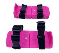 Tressify Scarpe da pattinaggio giovanile, rosa, per principianti, pattini da neve regolabili, pattini da ghiaccio anti-caduta con cinghie, pattini ausiliari facili da imparare, 21,1 x 5,8 x 16 cm