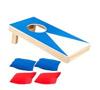 Tressify Set da gioco per cornhole da tavolo, mini tavola e pouf, portatile per bambini dai 4 ai 6 anni, divertimento in famiglia e rilascio della tensione