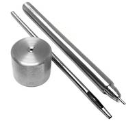 Tressify Set di 3 attrezzi con martello manuale per occhiello, kit di occhielli in metallo con punzone per rivettatura, fustella svasatura e strumento di installazione con occhiello d'aria, diametro