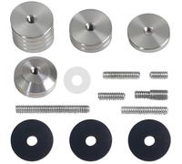 Tressify Set di pesi stabilizzatori per tiro con l'arco ricurvo e composto, include 4 pesi in lega e 6 viti, smorzamento delle vibrazioni e miglioramento dell'equilibrio, compatibile con la maggior