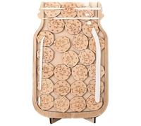 Tressify Sistema di ricompensa trasparente con gettone frontale, 25 gettoni per progressi visibili, motivazione per l'autodisciplina dei giovani studenti, ideale per casa e classe