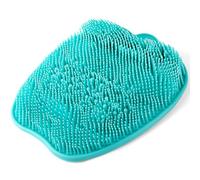 Tressify Tappetino per la pulizia dei piedi con setole in silicone, massaggiatore antiscivolo per piedi da doccia, esfoliante per la cura dei piedi di casa e spa