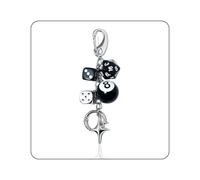 Tressora 8 sfere estetiche Y2k Bag Charms Würfel Charm portachiavi - Y2K Ästhetik Schlüsselanhänger für Frauen und Männer