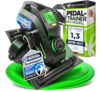 Tretmann Pedaltrainer Pro [l'originale] e set antiscivolo | Per anziani: allenamento ergonomico per braccia e gambe con nastro di fissaggio, mini cyclette e bici da seduta, per interni