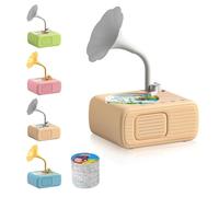 Tretregard Kids Phonograph, 2025 New Tretregard Phonograph with 96 Learning Cards and 8 Recording Cards, Audio Book Gift for Boys and Girls (Orange)