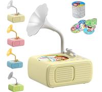Tretregard Kids Phonograph, Kids Phonograph with 99 Cards, Kid Storytelling Machine, Educational Phonographs for Boys and Girls Treatregard (Orange)