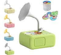 Tretregard Kids Phonograph, Kids Phonograph with 99 Cards, Kid Storytelling Machine, Educational Phonographs for Boys and Girls Treatregard (Green)