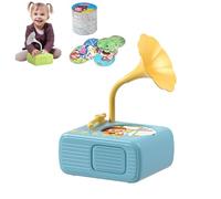 Tretregard Kids Phonograph, Kids Phonograph with 99 Cards, Toddler Record Player, Kid Storytelling Machine & Music Player, Toddler Toys for Early Learning (Blue)