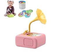 Tretregard Kids Phonograph, Kids Phonograph with 99 Cards, Toddler Record Player, Kid Storytelling Machine & Music Player, Toddler Toys for Early Learning (Pink)