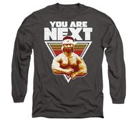 Trevco, INC. Bloodsport You Are Next Long Sleeve T Shirt, Charcoal, Carbone, XL Unisex-Adulto