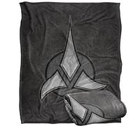 Trevco Star Trek Klingon Empire Coperta super morbida al tatto setoso - 152 x 127 cm