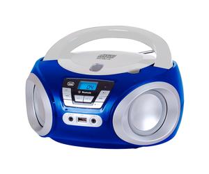 TREVI 0CM54404 RADIO LETTORE CD PORTATILE BT USB CMP544BT BLU