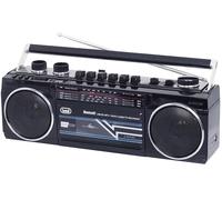 TREVI Boombox Radio Stereo Bluetooth Mp3 Registratore su Cassette Alimentazione AC / a Batterie colore Nero - 0RR50100 RR 501 BT