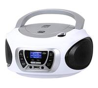 Trevi CMP 510 DAB Stereo Portatile con Radio Digitale DAB e FM RDS, Lettore CD, USB, AUX-IN, Display ad Alta Leggibilità, Antenna Telescopica Orientabile, Bianco