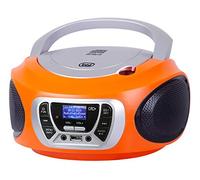 Trevi CMP 510 DAB Stereo Portatile con Radio Digitale DAB e FM RDS, Lettore CD, USB, AUX-IN, Display ad Alta Leggibilità, Antenna Telescopica Orientabile, Arancione