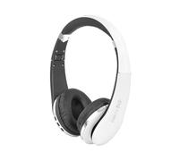 TREVI Cuffie con Cavo Rimovibile Bluetooth/Wirelss Archetto Bianco 0D120001