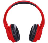 TREVI - Cuffie Wireless DJ 601 M con Bluetooth e Microfono Integrato Colore Rosso