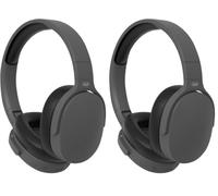 Trevi DJ 12E45 BT Cuffie Wireless con Microfono e Lettore MP3 Incorporati, Ingresso AUX-IN, con Archetto Pieghevole, Compatibili con Smartphone e PC, Autonomia 5-7 Ore, Ricarica in 1-2 Ore, Nero
