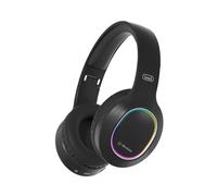 Trevi DJ 12E60 BT, Cuffie Wireless Stereo con Microfono Incorporato e Pulsante di Risposta alla Chiamata, Comode e Pieghevoli, Micro SD, AUX-IN, Batteria Ricaricabile, Autonomia 7-9 ore, Nero