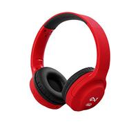 Trevi DJ 601 M Cuffie Stereo Hi-Fi con Microfono per Smartphone, Tasto di Risposta e Archetto Pieghevole, Design Pieghevole e Controllo Chiamate, Lunghezza Cavo 1.2m, Rosso