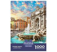 Trevi Fountain, Italy 1000 Pezzi Puzzle Idea Regalo Per Lei O Lui Building Per Adulti E Bambini Dai 12 Anni Confezione Di Alta Qualità Sfide Extra Divertenti Intrattenimento Creativo 70x50cm/1000pcs