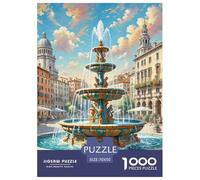 Trevi Fountain, Italy 1000 Pezzi Puzzle Regalo Creativo Per Il Relax Building Per Adulti A Partire Dai 14 Anni Confezione Di Alta Qualità Sfide Extra Divertenti Intrattenimento Creativo 70x50cm/1000pc