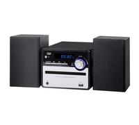 Trevi HCX 10F6 Mini impianto audio domestico 20 W Nero, Argento