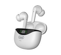 Trevi HMP 12E40 ENC Cuffie Wireless con Cancellazione Rumore, Auricolari Senza Fili con Microfono e Controlli Touch, Lunga Durata e Ricarica Custodia USB-C