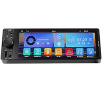Trevi MDV 6370 DAB Autoradio 2 DIN Touchscreen 6.6” con Ricevitore Digitale, Android Auto e Apple CarPlay Wireless, USB-C Fast Charge, AUX-IN, Mirror Link, Vivavoce, Telecomando, Antenna Inclusa