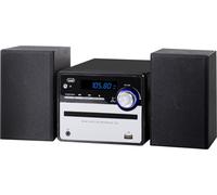 Trevi HCX 10F6 Mini impianto audio domestico 20 W Nero, Argento
