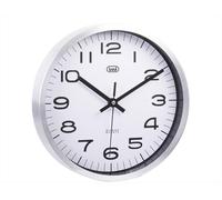 Trevi OM 3516 S Orologio da Parete in Metallo con Diametro 25 cm e Movimento Silenzioso Sweep