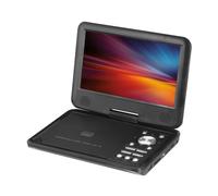 Trevi PDX 1409 S2 Lettore DVD Portatile 9" con Schermo Rotante, USB/SD, Gamepad