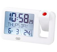 Trevi PJ 3030 Orologio Digitale con Proiezione Ora Regolabile, Sveglia Programmabile, Display Retroilluminato, Termometro e Calendario, Alimentazione AAA, Ideale per Camera da Letto e Ufficio