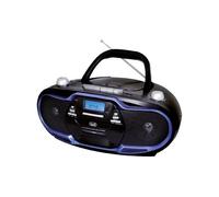 TREVI Radio Stereo Portatile Boombox Ghetto Blaster Mp3 Nero Blu CMP 574 USB