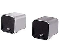 Trevi SH 8420 BT Sistema di Mini Altoparlanti Speaker Amplificati Wireless Senza Fili con Bluetooth e Aux-In, Argento
