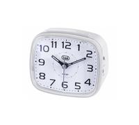 Sveglia da comodino ANALOGICA batteria orologio tavolo viaggio quarzo luce led