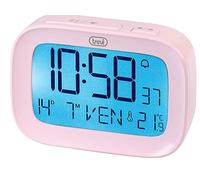 Orologio Digitale Rosa Con Sveglia e Termometro