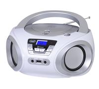 TREVI CMP 544 BT BIANCO BOOMBOX STEREO PORTATILE CD BT USB AUX IN