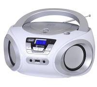 TREVI CMP 544 BT BIANCO BOOMBOX STEREO PORTATILE CD BT USB AUX IN