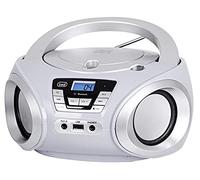 TREVI CMP 544 BT BIANCO BOOMBOX STEREO PORTATILE CD BT USB AUX IN