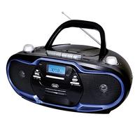 TREVI Boombox Radio Stereo CD / Mp3 con supporto MP3 colore Nero, Blu - 0057404 - CMP 574 USB