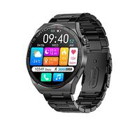Trevi T-FIT 300 CALL Smartwatch con Display 1.32" Touch, Orologio Smart con Funzione Chiamata Wireless, Controllo Allenamento Fisico e Stato Benessere, Waterproof, Doppio Bracciale in Dotazione, Nero