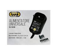 TREVI TA110EU ALIMENTATORE UNIVERSALE STABILIZZATO 1000mAh 7 ADATTATORI 3 USB