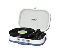 TREVI Giradischi Vinile Bluetooth Portatile 33 / 45 / 78 giri Mp3 Altoparlanti integrati AUX IN Uscita RCA colore Turchese - 0T102013 TT 1020 BT