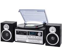 TREVI 0T107200 GIRADISCHI 33-45-78 25W DAB+ Bluetooth MP3 USB NERO