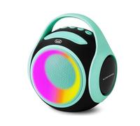 Trevi XR 8A 202 Speaker Portatile 20W, Cassa Wireless con Funzione TWS, Presa USB, Micro SD, Batteria Integrata, Turchese