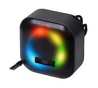 Trevi XR 8A12 Altoparlante Amplificato Portatile 3W con Bluetooth e Batteria Integrata, Resistente all'Acqua IPX4, Nero